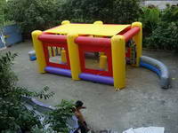 Custom Made Bubble Wash Inflatable Car Washing Center Games