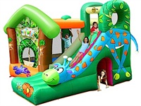 Giraffe Jungle Fun Jumping Castle Combo Moonwalk