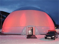 Strong Style Colorful Weldding Outdoor Trip Inflatable Lighting Dome Tent