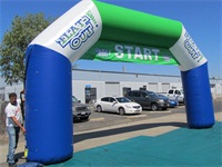 25 Foot Colorful Advertising Inflatable Standard Angel Arch