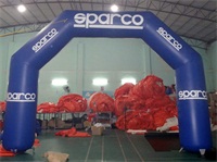 20 Foot Parco Brand Air Sealed Blue Inflatable Angel Arch