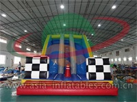 Popurlar Supper Racing Car Inflatable Slide Rental