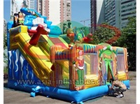 Bright Color Pirate Ship Slide