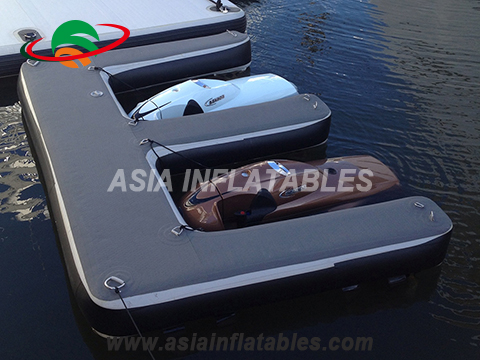 Wholesale Price Drop Stitch Floating Pontoon Dock, Boat Jet Ski Floating Dock