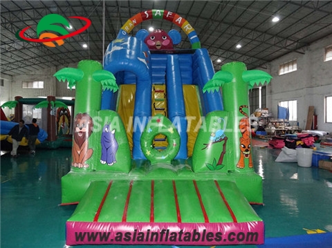 Outdoor Inflatable Safari Slide
