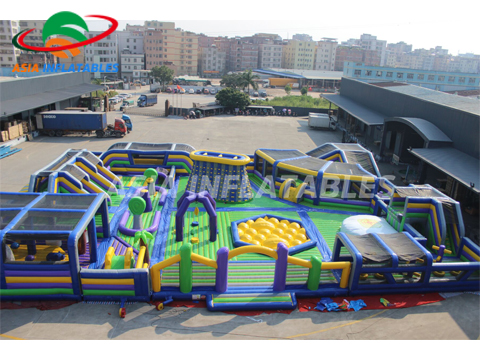 Interesting Inflatable Castle Theme Park For Kids