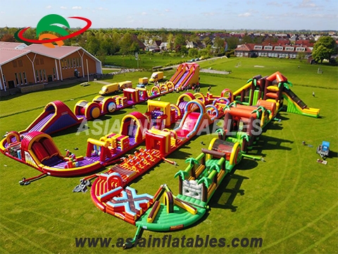 Commercial Grade Circus Inflatable Obstacle Course