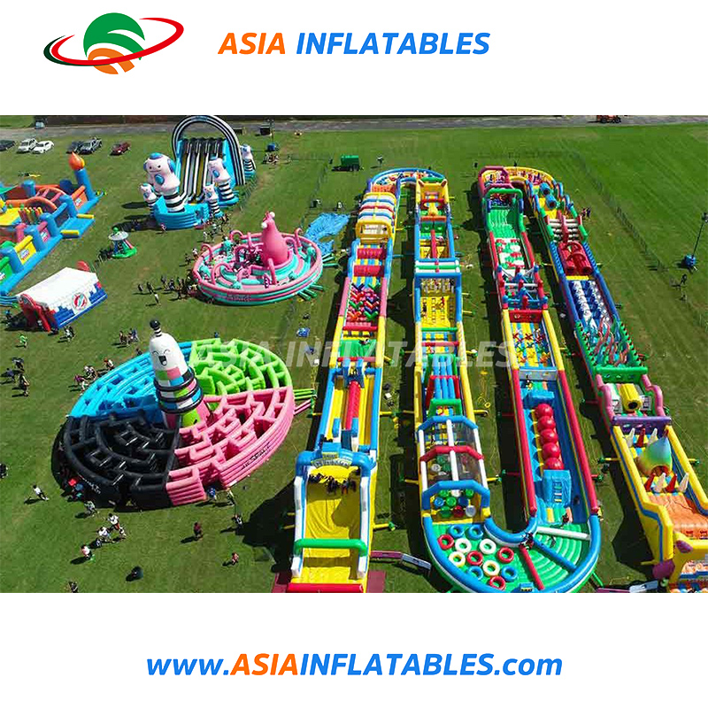 Inflatable Bouncy Obstacle Inflatable Obstacle Course Challenge Game